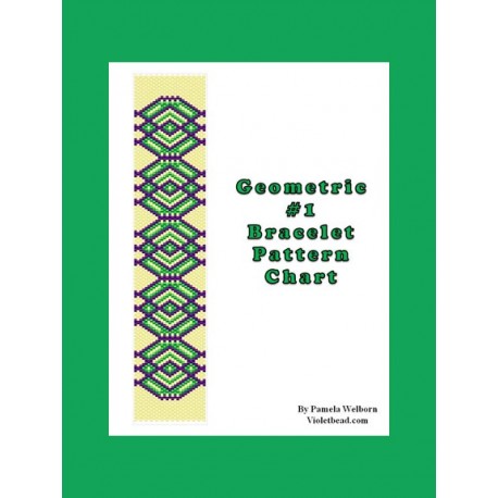 Geometric 1 Bracelet Bead Pattern Chart