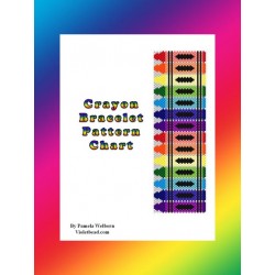 Crayon Bracelet Bead Pattern Chart
