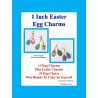 Easter Egg Charm Pattern Set Beading Patterns