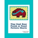 Tiny Zuni Bear Mini Tapestry Beading Pattern Chart