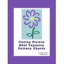 Curly Flower Mini Tapestry Beading Pattern Chart