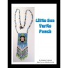 Sea Turtle with Flower Pouch Bead Pattern Chart