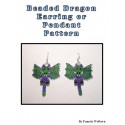 Dragon Earring or Pendant Bead Pattern