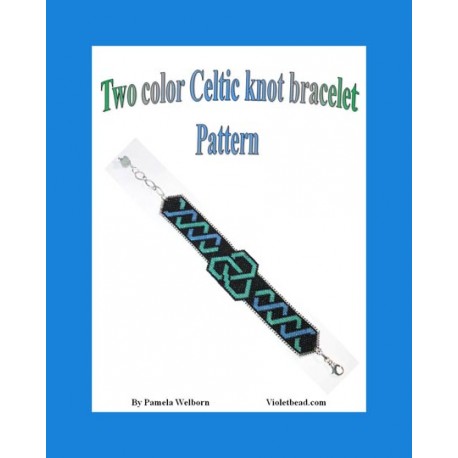 Two Color Celtic Knot Bracelet