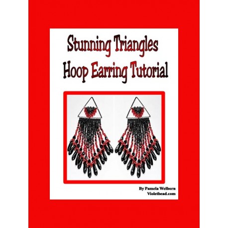 Stunning Triangles Fringed Earring Tutorial