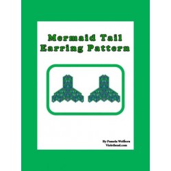 Mermaid Tail Earring Pattern Chart
