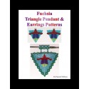 Fuchsia Triangle Pendant & Earring Pattern