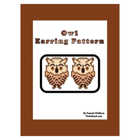Owl Earring Pattern Chart