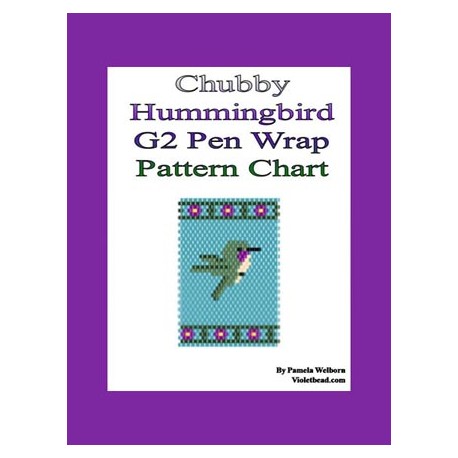 Chubby Hummingbird G2 Pen Wrap Pattern Chart