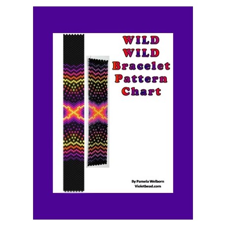 Wild Wild Bracelet Bead Pattern Chart