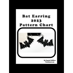 Bat Earring 2023 Pattern Chart