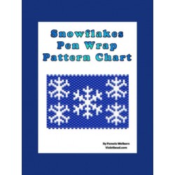 Snowflakes G2 Pen Wrap Pattern Chart
