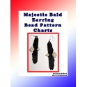 Majestic Bald Eagle Earring 2023 Pattern Chart