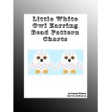 Little White Owl Earring Pattern Chart