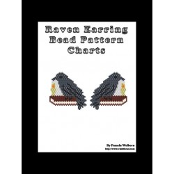 Raven Earring Pattern Chart