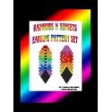 Rainbows N Sunsets Beaded Feather Earring Pattern Set