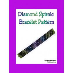 Diamond Spirals Bracelet Pattern Chart