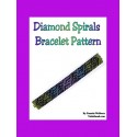 Diamond Spirals Bracelet Pattern Chart