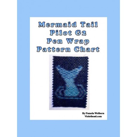 Mermaid Tail G2 Pen Wrap Pattern Chart