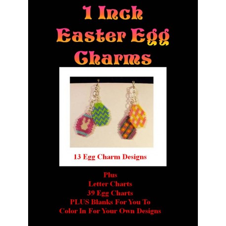 Easter Egg Charm Pattern Set Beading Patterns