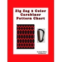 Zig Zag 2 color Carabiner Pattern Chart