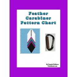 Feather Carabiner Pattern Chart