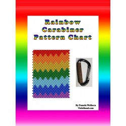 Rainbow Carabiner Pattern Chart