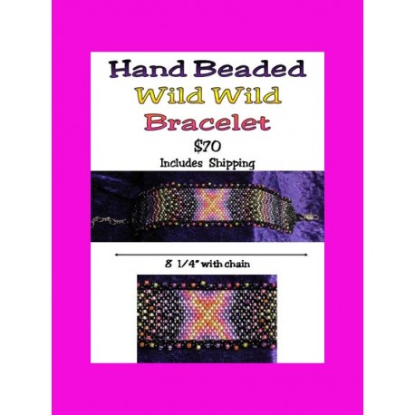 Hand Beaded Wild Wild Bracelet