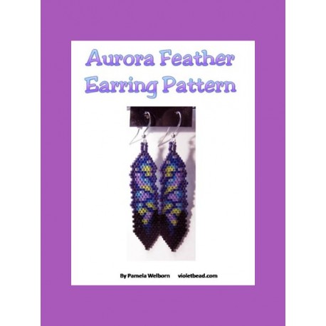 Aurora Feather Earring Pattern