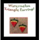 Watermelon Triangle Earring Beading Pattern
