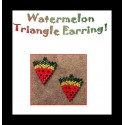 Slice of Watermelon Earrings