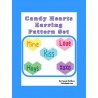Candy Hearts Earring Pattern Set