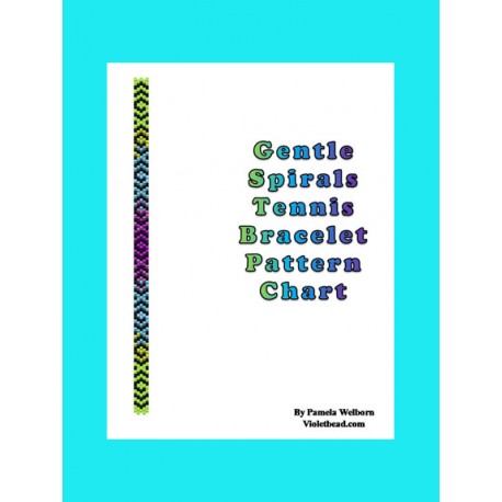 Gentle Spirals Bracelet Pattern Charts