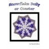 Bead Netted Snowflake Doily or Coaster