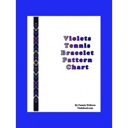 Violets Tennis Bracelet Pattern Charts