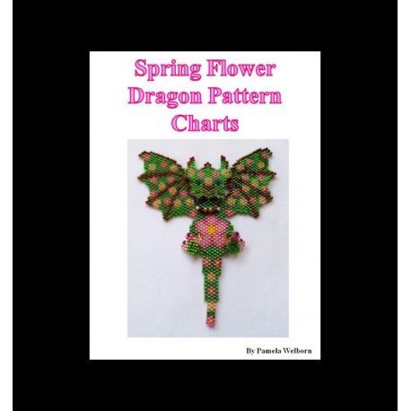 Spring Flowers Beaded Dragon Pattern Charts