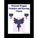 Peacock Beaded Dragon & Earring Pattern Charts