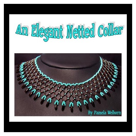 An Elegant Netted Collar Necklace Tutorial