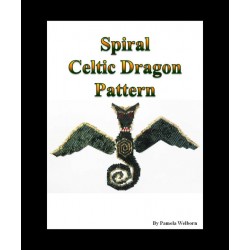 Spiral the Celtic Dragon Necklace Bead Pattern Chart
