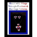Heart with Wings Triangle Pendant & Earring Pattern