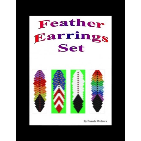 Feathers Earring Pattern Set