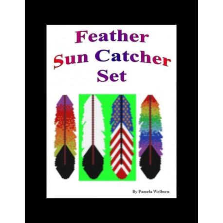 Feathers Suncatcher Bead Pattern Set
