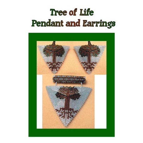 Tree of Life Triangle Pendant & Earring Pattern
