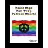 Peace Sign G2 Beaded Pen Wrap