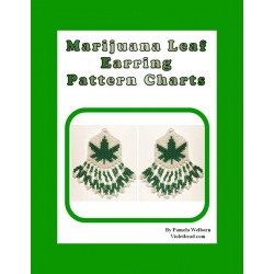 Marijuana Earring Beading Pattern