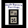 Bead Netted Quilt Square Earring tutorial