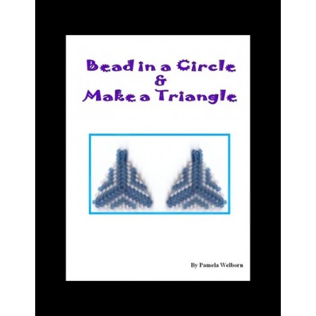 Bead in a Circle and make a Triangle (earring) Tutorial