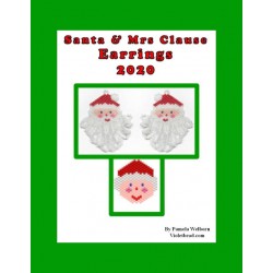 Santa & Mrs Claus 2020 Earring Pattern Charts Set