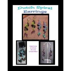 Dutch Spiral Beaded Earrings Tutorial