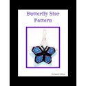 Butterfly 3D Star Pendant Pattern Charts
